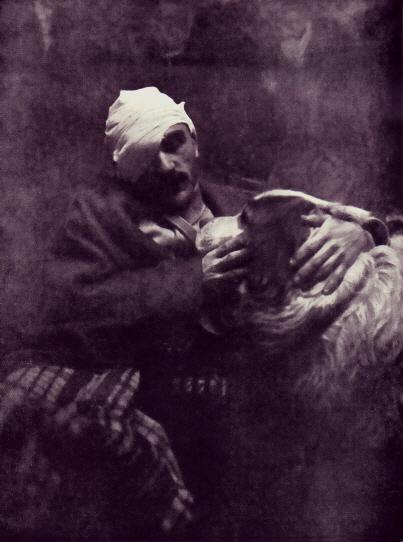 Lemordant et son chien Roméo